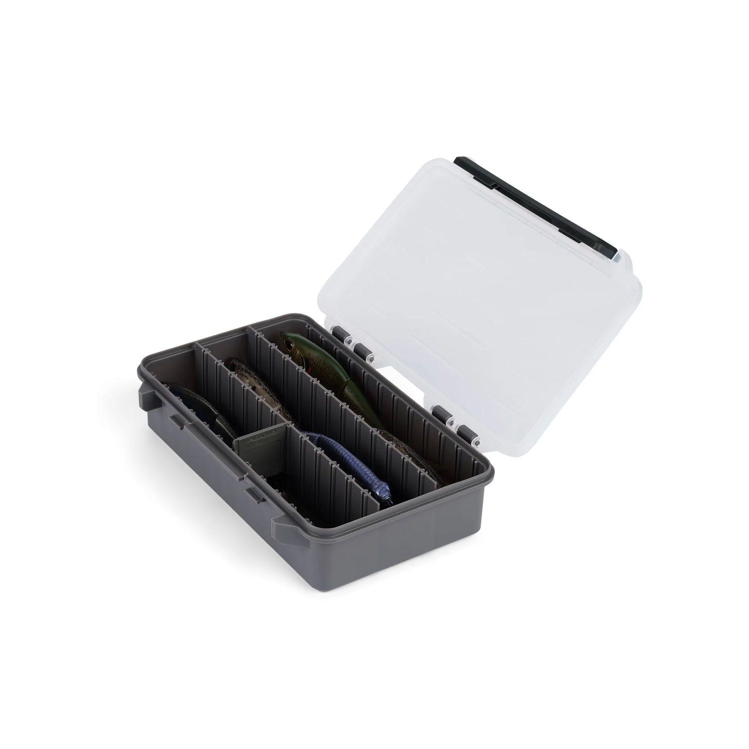3600 tackle box KastKing HyperSeal Waterproof Box, and 3700 Tackle Boxes for Fishing, Fishing Tackle Organizer with Removable Dividers, Lure Box and When closed Daiwa D-Box - Medium Deep