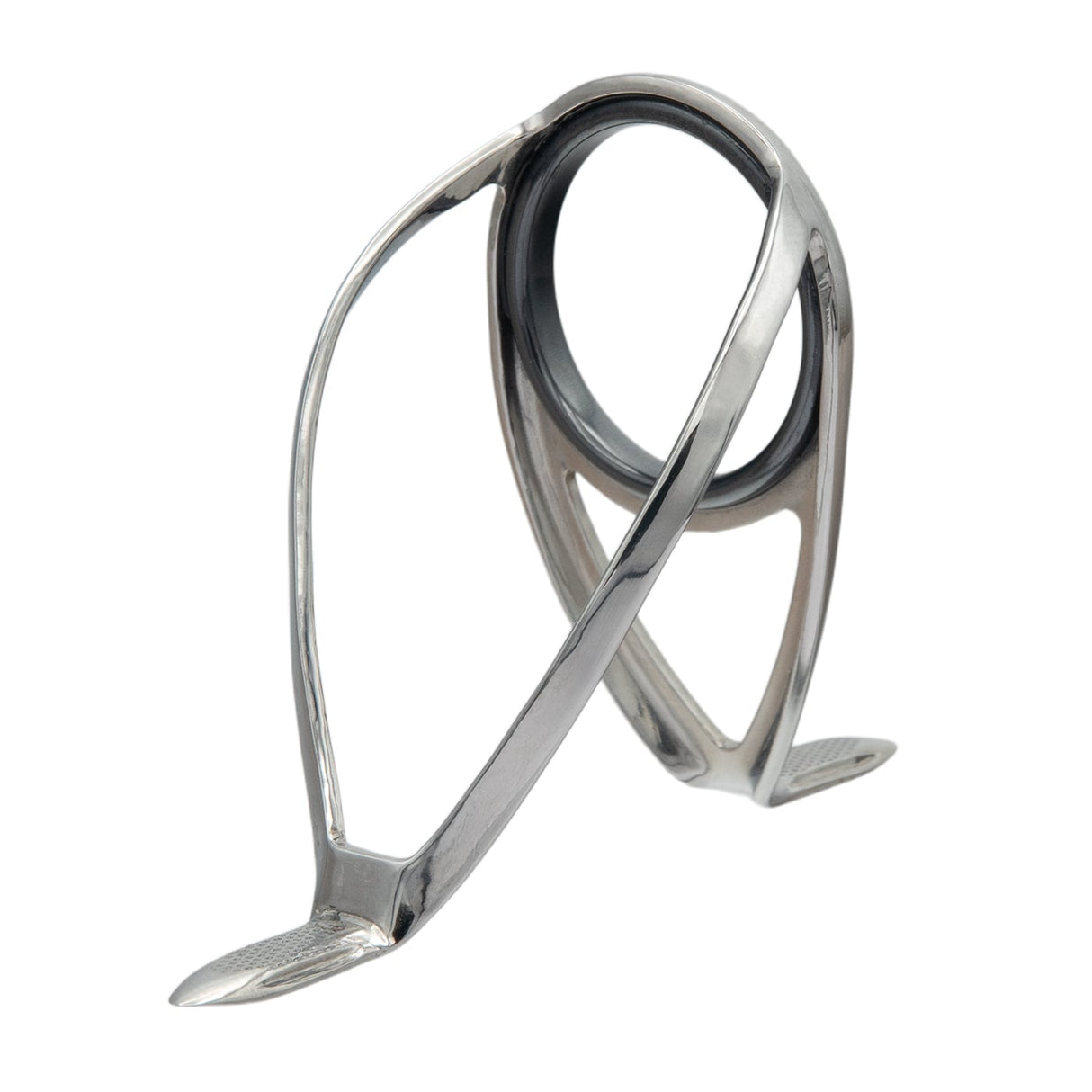 Fuji MC Next Gen tangle-free guide — Polished Silver frame with SLIM SiC ring