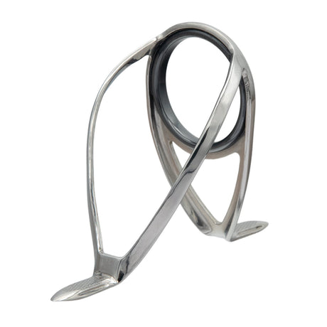 Fuji MC Next Gen tangle-free guide — Polished Silver frame with SLIM SiC ring