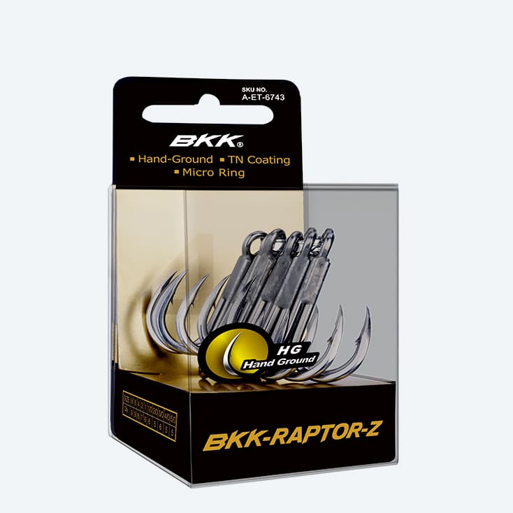 BKK Raptor Z Treble Hooks – CharkBait!
