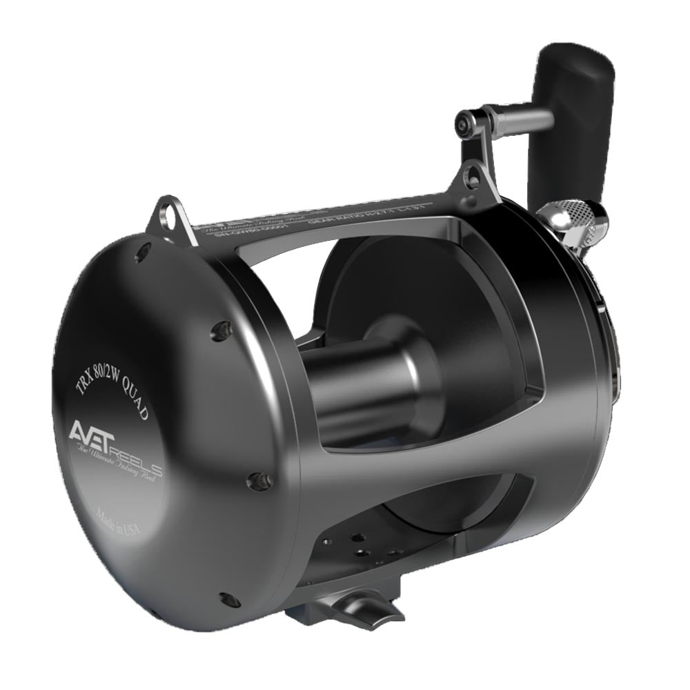 Avet T-RX 80W 2-Speed Lever Drag Big Game Reel Black