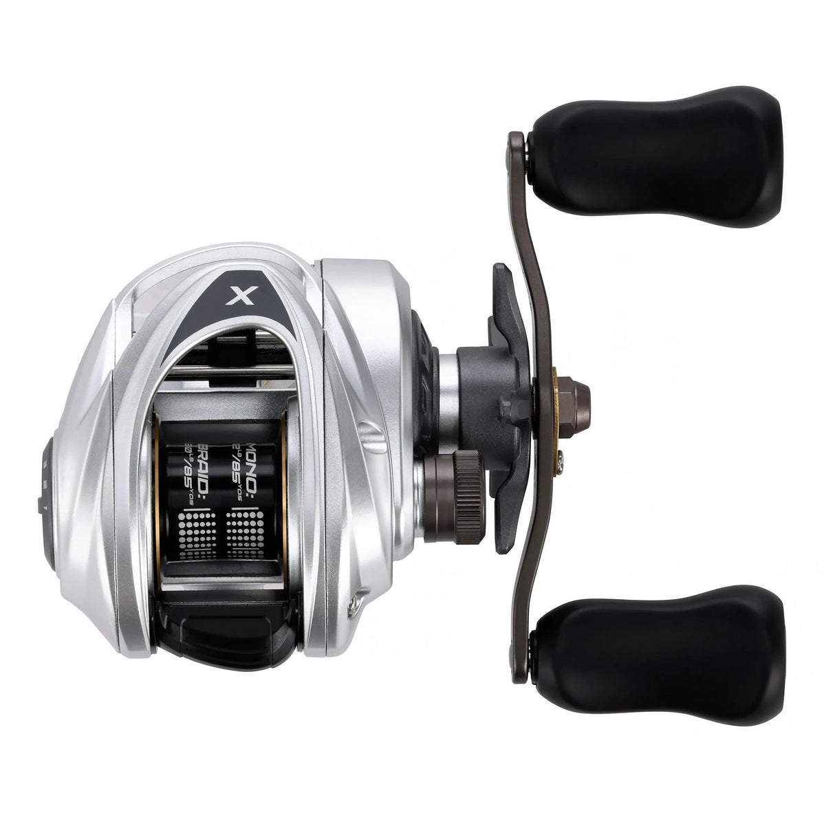 Abu Garcia Revo X VoltiQ low profile baitcasting reel — VoltiQ braking side plate