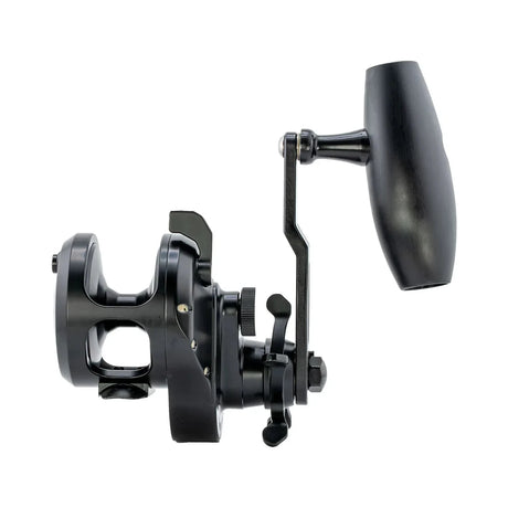Accurate Ascender 300 jigging reel, handle side