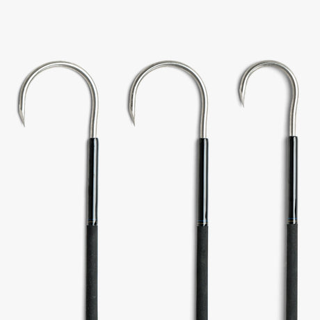 AFTCO Whip Gaff stainless steel hook sizes compared