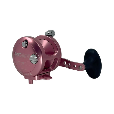 Avet first gen MXJ 6/4 mc two speed left side pink reel