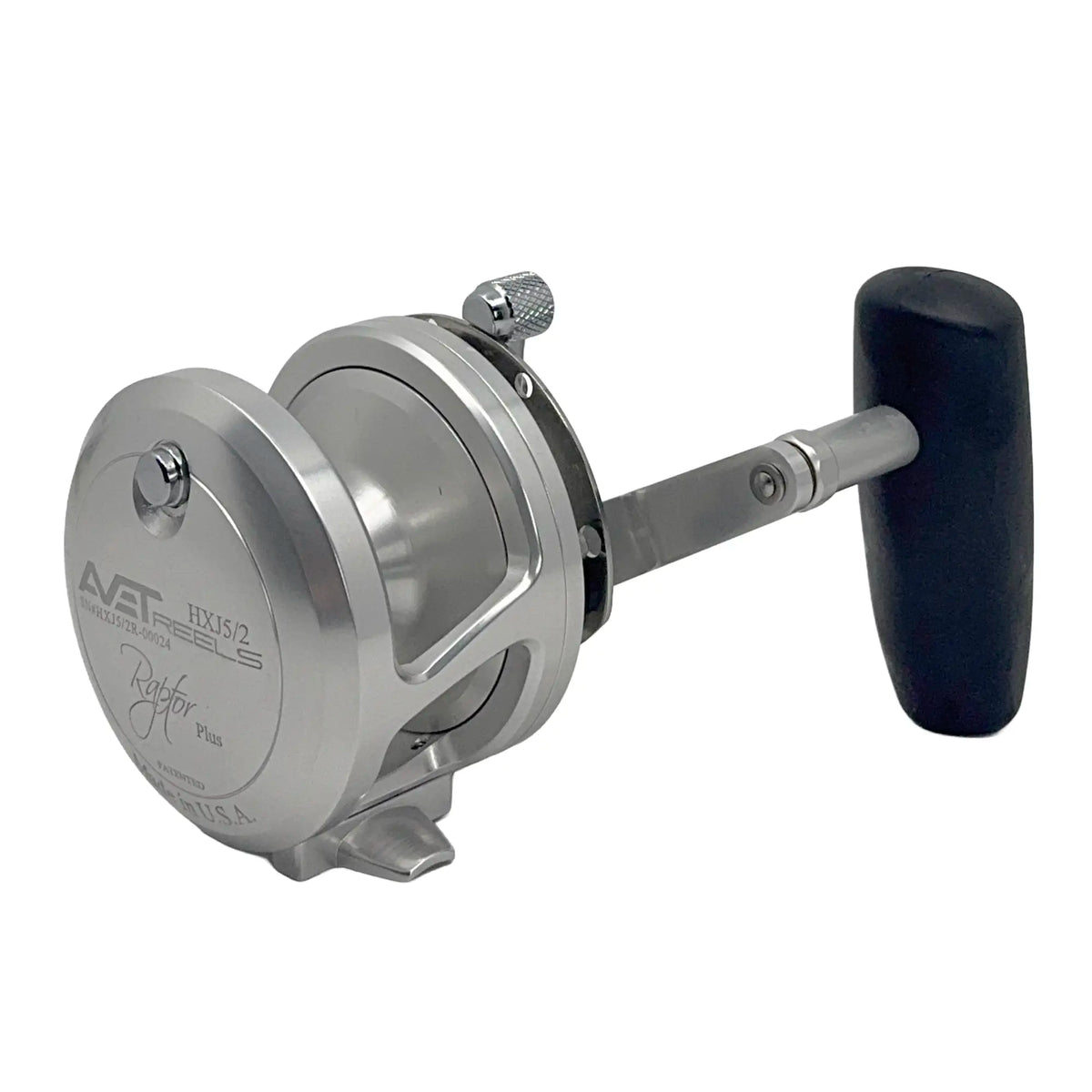 avet hxj 5 2 mc raptor reels HXW 5/2 Wide Two Speed Reel Right Hand / Green an ultra smooth drag with the ability to free spool at a full drag setting Avet HXJ Raptor Plus 5/2