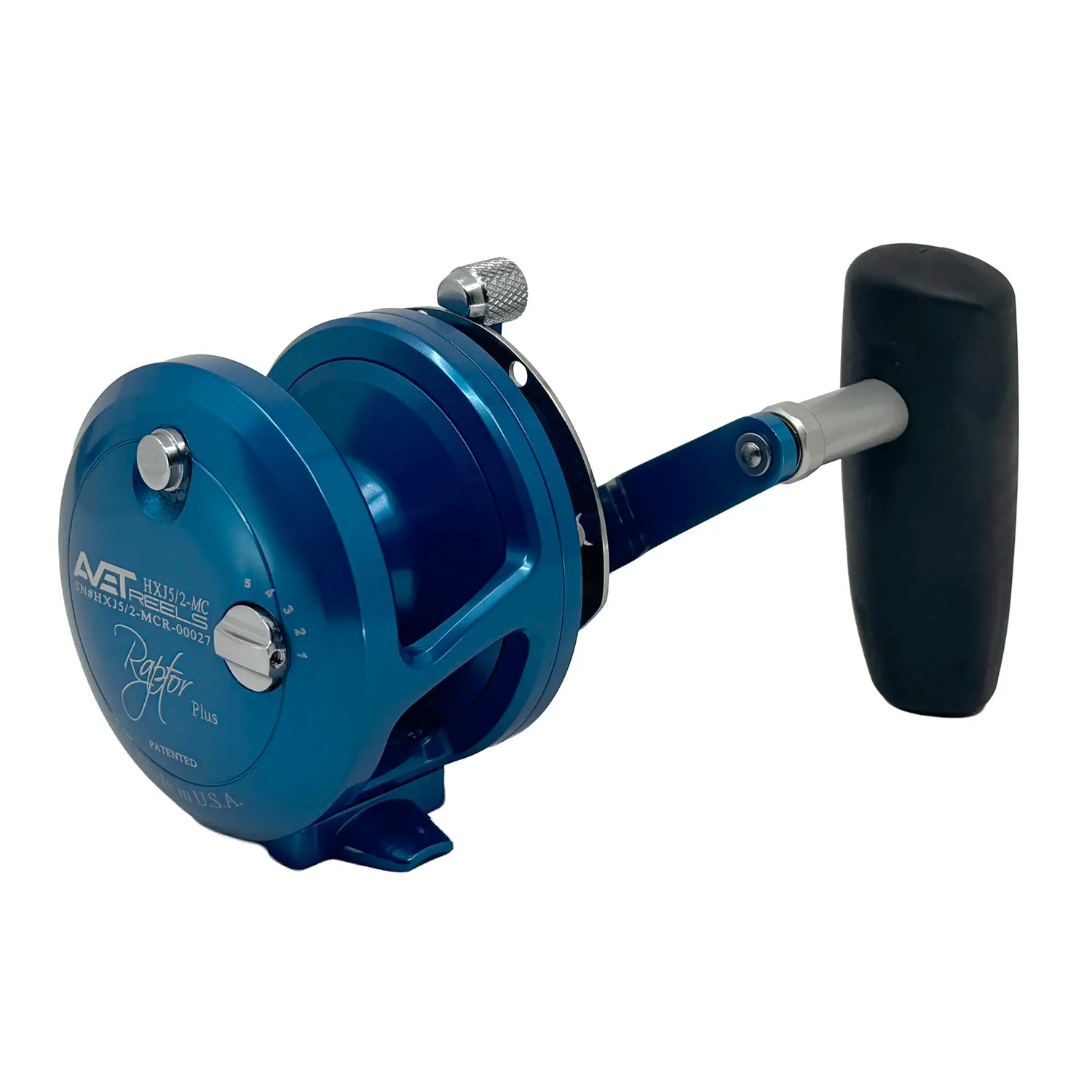Avet Raptor Plus Lever Drag Reels - HXJ 5/2 MC Raptor Plus / Blue Avet Raptor Plus Lever Drag Reels - HXJ 5/2 MC Raptor Plus / Blue