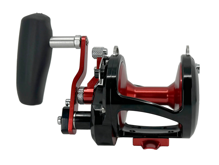 Avet HXW Raptor Plus 5/2 Two Speed Reels Right Hand / Black Red