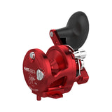 Avet SXJ Raptor Plus 6/3 MC Two Speed Reels - Red, left side plate
