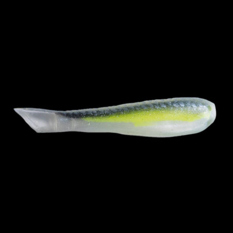 Basstrix Mini Trix 2 inch soft bait in Crappie Magic