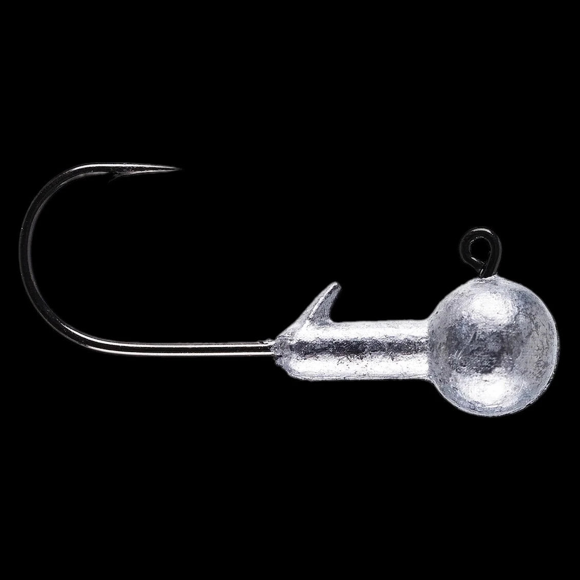 Basstrix Mini Trix Head unpainted lead jig head with Mustad hook