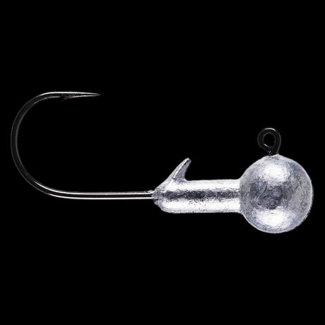 Basstrix Mini Trix Head unpainted lead jig head with Mustad hook