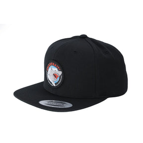 CharkBait Snapback Hat in Black