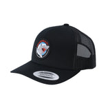 CharkBait Retro Trucker Hat in Black