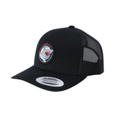 CharkBait Retro Trucker Hat in Black