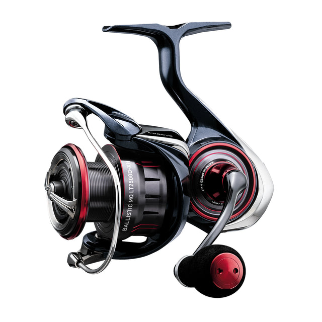 Daiwa Ballistic MQ LT 2025 spinning reel — studio view (LT2500D-XH shown; all sizes share this design)