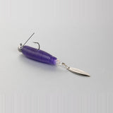Decoy BL-21S Install Blade WL installed in the tail of a worm on a jig head