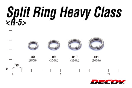 Decoy R-5 Heavy Split Rings