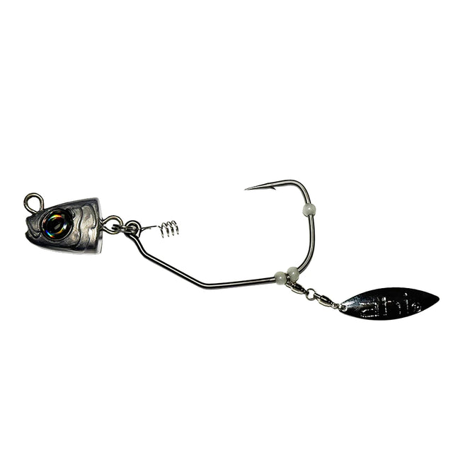 Ahi USA Flash Blade XT swing jig head in Full Metal Jacket