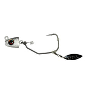 Ahi USA Flash Blade XT swing jig head in Pearl Ghost