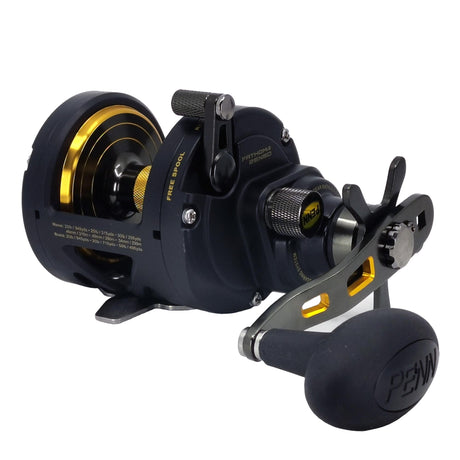 Penn Fathom second generation star drag 25 narrow reel side view