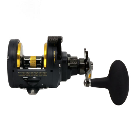 Penn Fathom second generation star drag 25 narrow reel back view