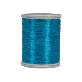 Fuji Ultra Poly Metallic Thread 100M - Ice Blue 908