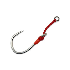Gamakatsu Assist 720 Heavy Duty jigging assist hook with 880 lb PE cord and ring