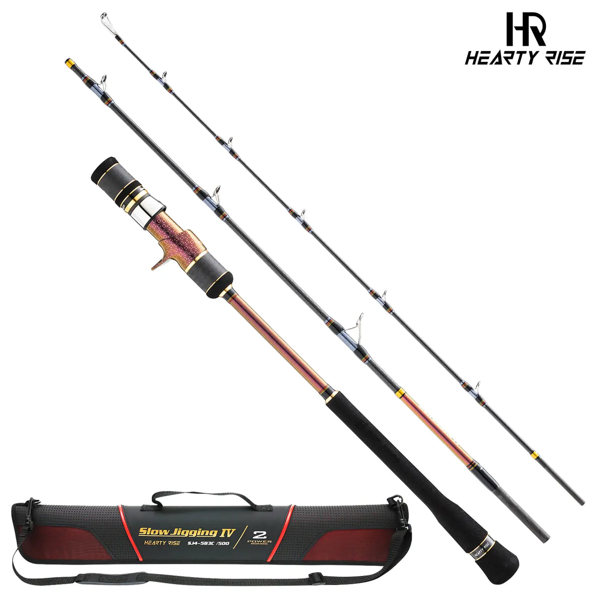 Hearty Rise Slow Jigging IV Travel Slow Pitch Rods