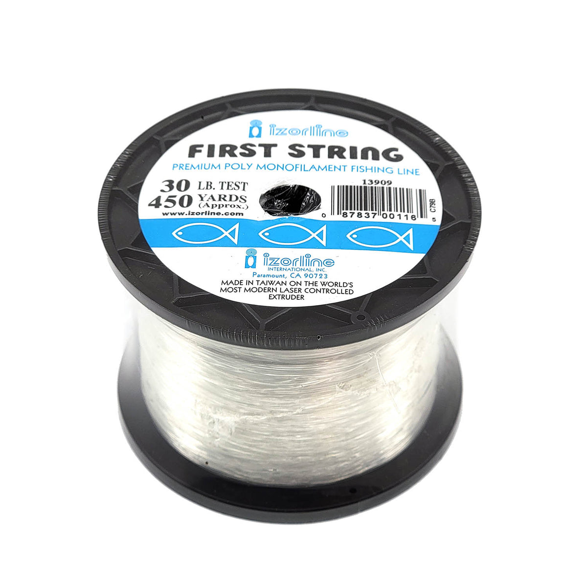 Izorline First String Monofilament 1/4LB Spool Blue / 25lb