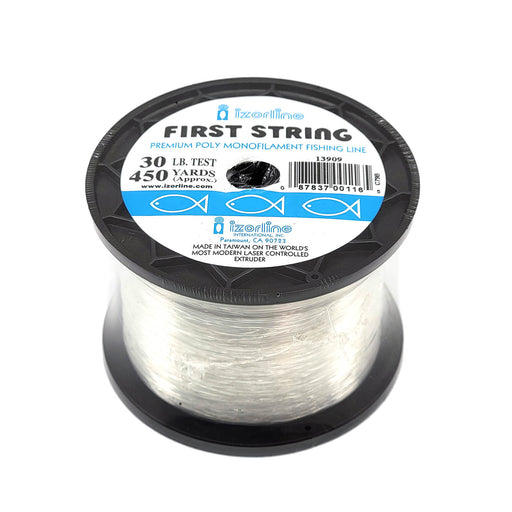 Izorline First String Monofilament 1/4lb Spool Blue / 25lb