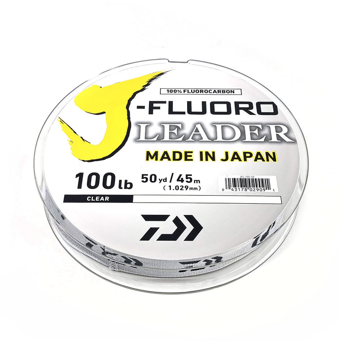 Daiwa J-Fluoro Fluorocarbon Leader - 20lb - 100yd
