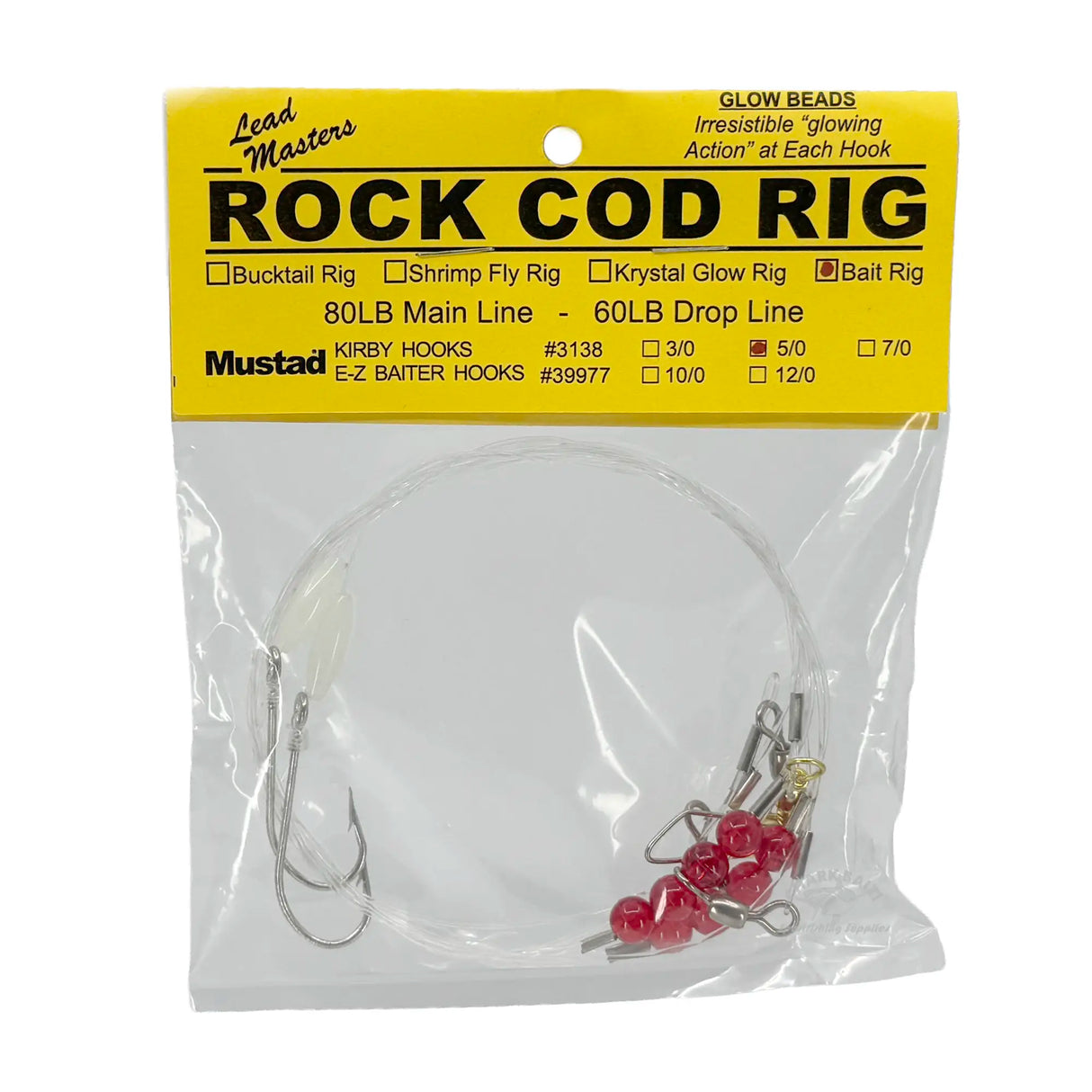 LM Rock Cod Bait Rig 5/0 2-Hook