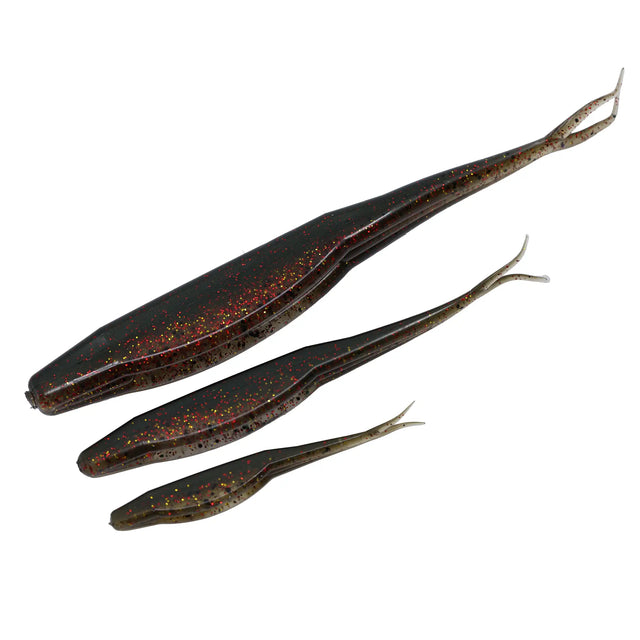 Lifelike Plastics Flukes in 8, 5.75 and 3.5 inch sizes