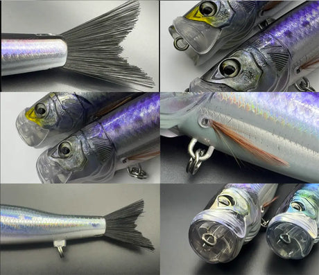 Little Jack Bilhouette 160mm Poppers