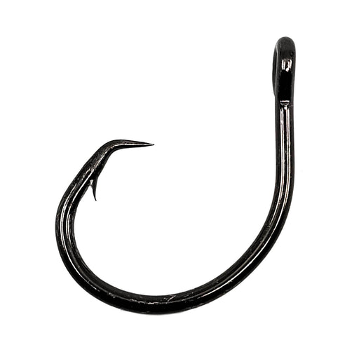 Mustad black nickel 39950 unringed demon inline circle hooks