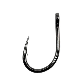 Mustad black nickel 94140 unringed 3 times strong J hooks