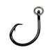 Mustad black nickel R39943 ringed demon offset circle hook