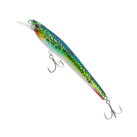 Nomad Design Shikari 115 Slow Floating Jerkbait - Silver Green Mackerel