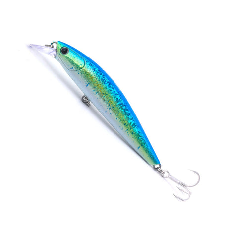 Oceans Legacy Tidalus Minnow Sinking Lures - #9 Mahi Speckled Lumo