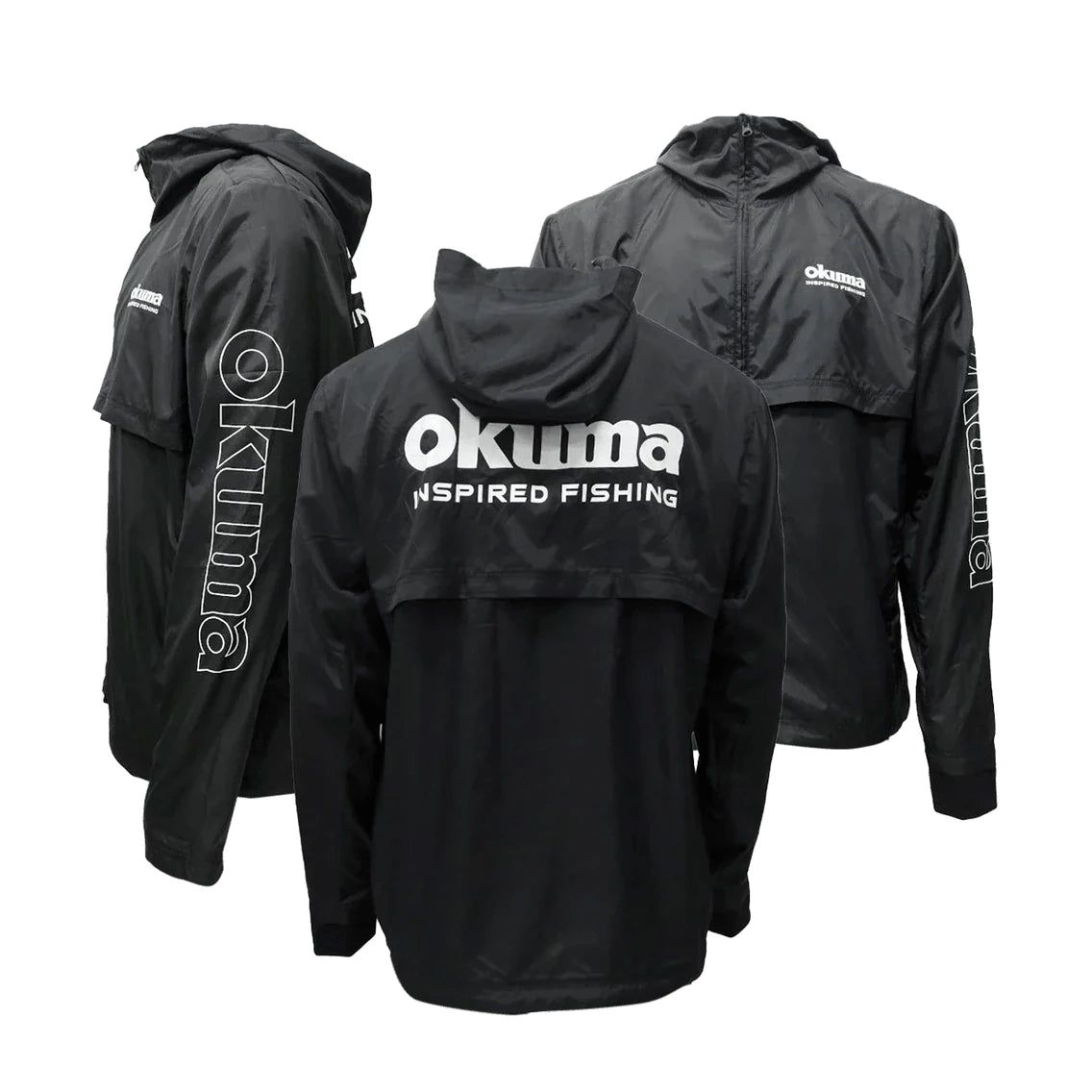 Okuma Zip Up Windbreaker Jackets