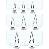 Owner Cultiva Twin Chaser JT-39 size chart with strength and solid ring sizes