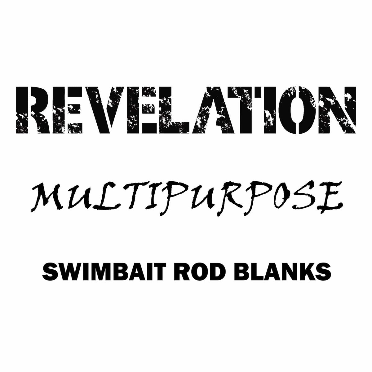 Rainshadow Revelation Swimbait Rod Blanks