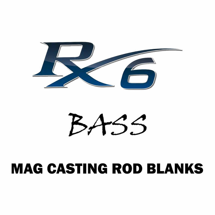 Rainshadow RX6 Mag Bass Rod Blanks