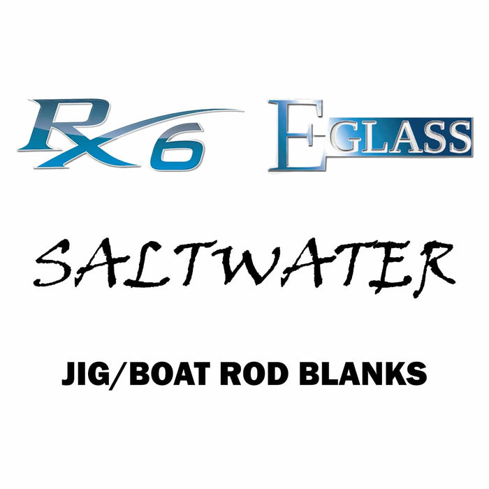 Rainshadow RX6 E-Glass Jig/Boat Rod Blanks