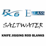 Espacios en blanco para caña de pescar Rainshadow RX6 E-Glass Knife