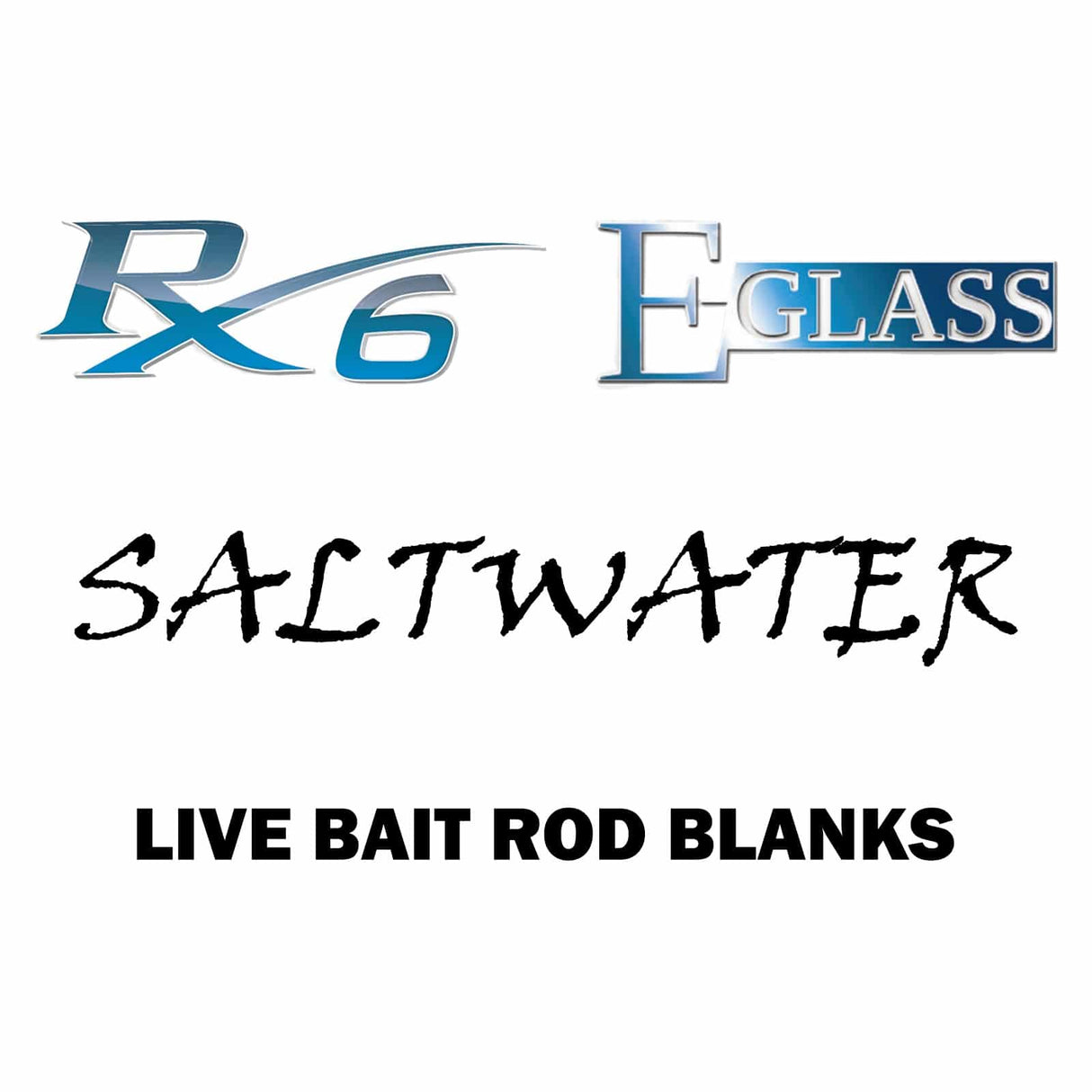 Espacios en blanco para cañas de cebo vivo Rainshadow RX6 E-Glass