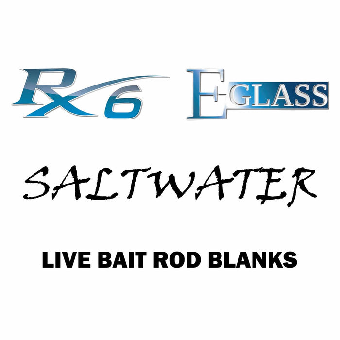Rainshadow RX6 E-Glass Live Bait Rod Blanks