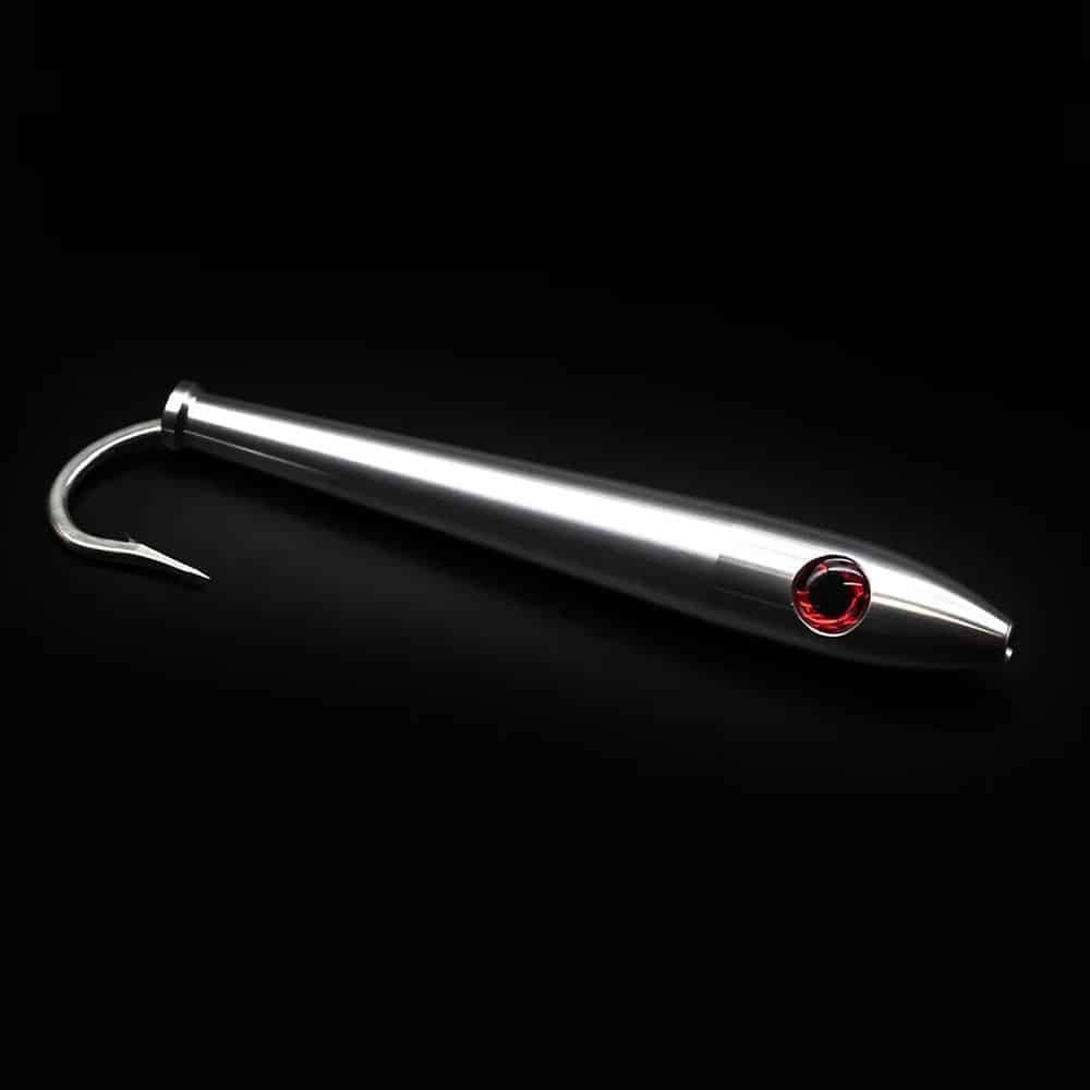 aluminum fishing lure Red Eye Tuna Stick Trolling Lures size:#1 (10 Pack) - Standard Wire Heavy nose design – Daiwa Saltist MQ Spinning snack pack