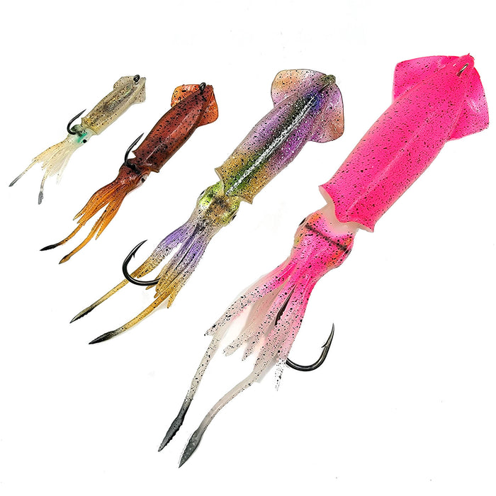 Savage Gear 3D swim squid fishing lures in all sizes